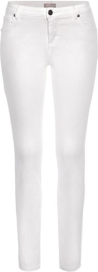 Tamaris Skinny fit jeans smalle broekpasvorm normale taille 5-pocket-vorm used-wassing - Foto 6