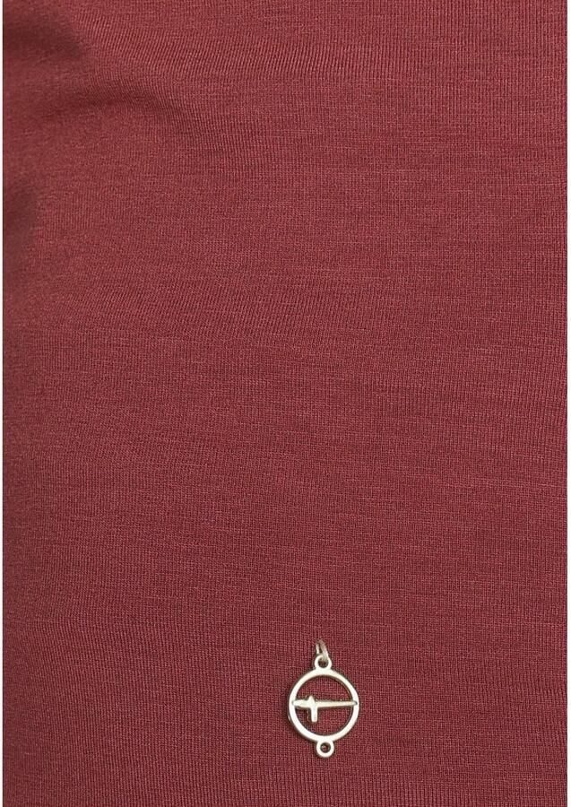 Tamaris T-shirt met ronde halslijn en oversized mouwen - Foto 4