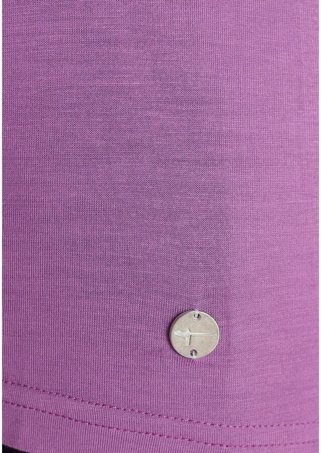 Tamaris T-shirt met ronde halslijn en oversized mouwen - Foto 2