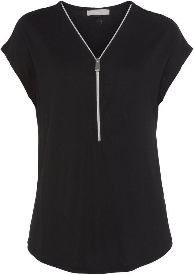 Tamaris T-shirt met v-hals - Foto 3