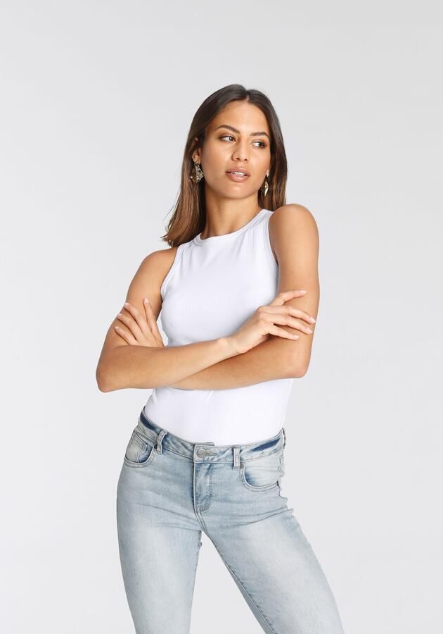 Tamaris Tanktop in moderne shape van rib - Foto 12