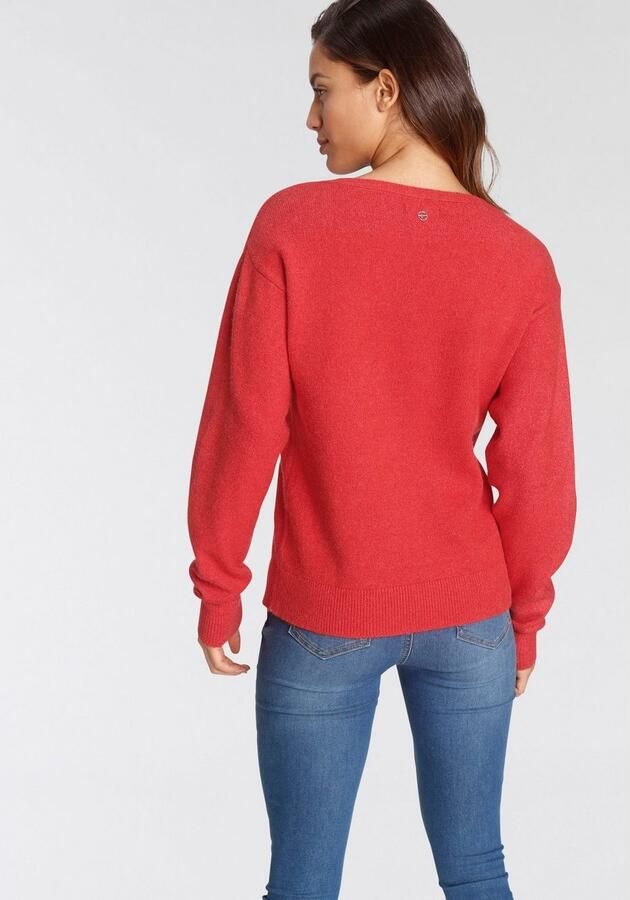 Tamaris Trui met V-hals met frontbies - Foto 5