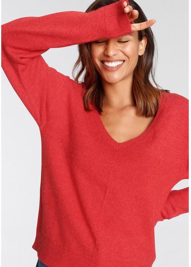 Tamaris Trui met V-hals met frontbies - Foto 2