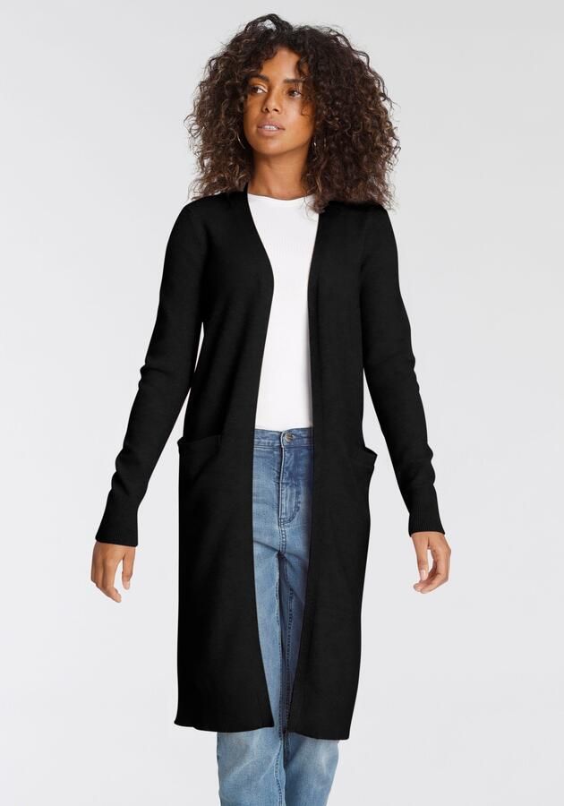 Tamaris Vest in lange vorm van knuffelzachte viscosegestrick - Foto 12