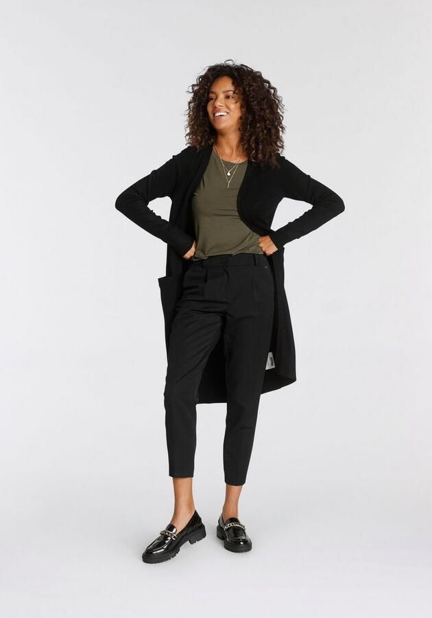 Tamaris Vest in lange vorm van knuffelzachte viscosegestrick - Foto 8