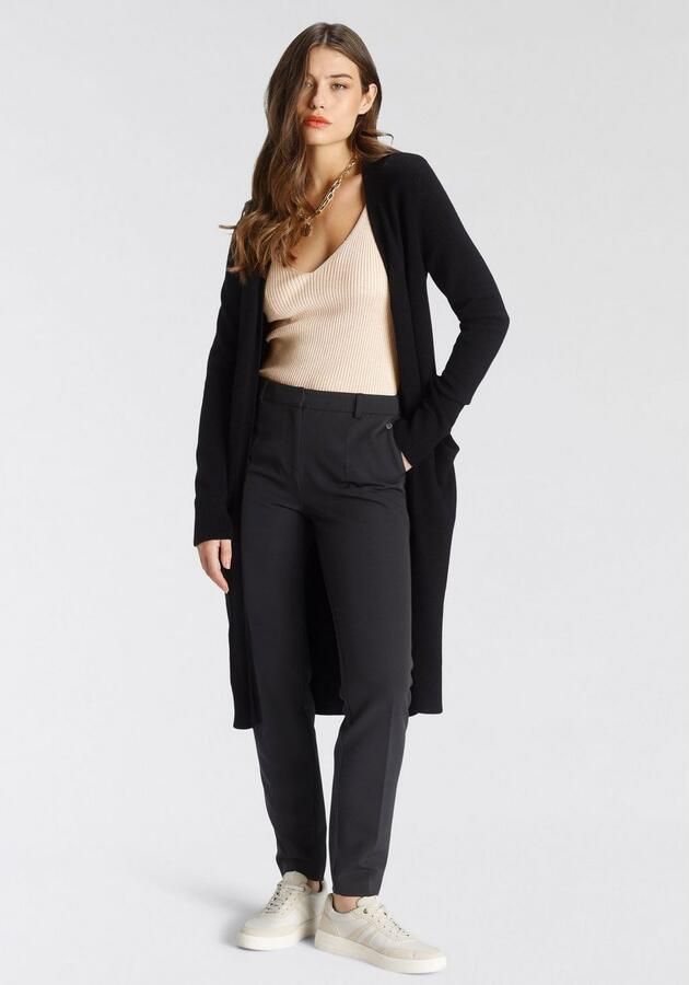 Tamaris Vest in lange vorm van knuffelzachte viscosegestrick - Foto 9