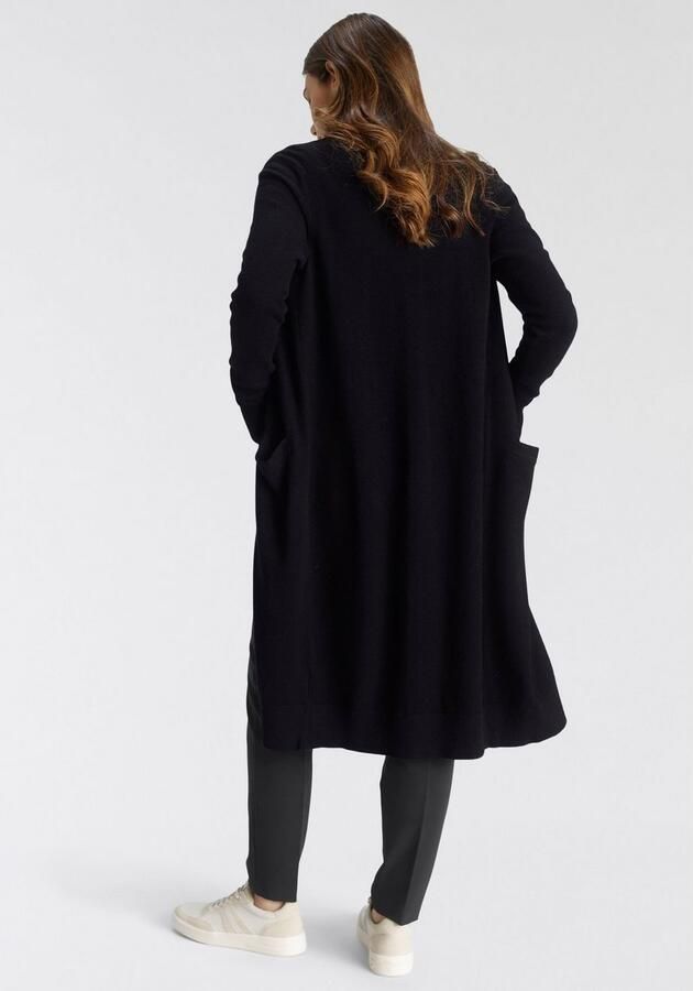 Tamaris Vest in lange vorm van knuffelzachte viscosegestrick - Foto 10