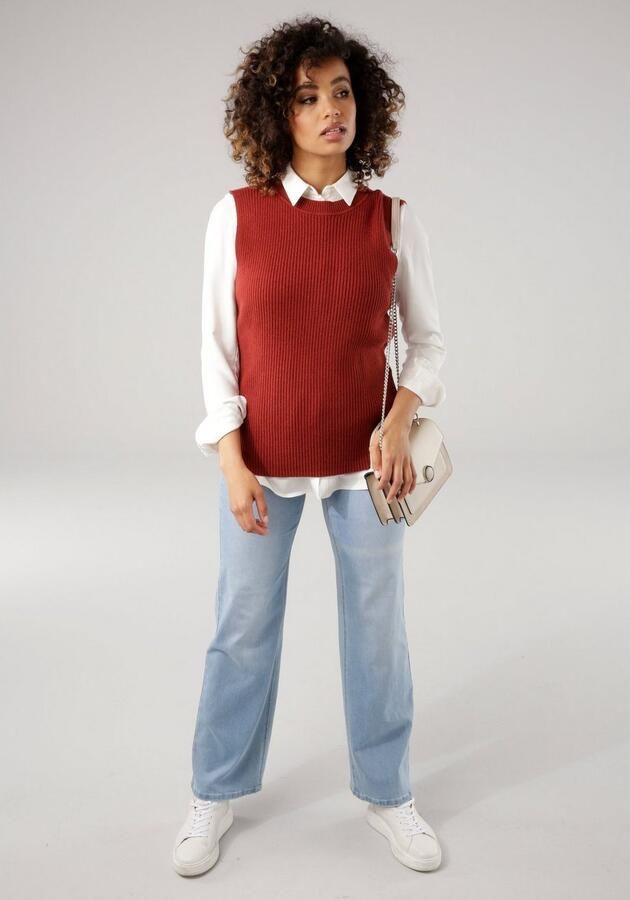 Tamaris Wijde jeans figuurvolgende pasvorm met steekzakken hoge taille - Foto 12