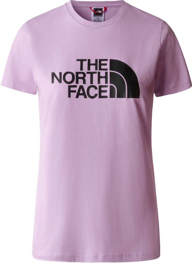 The North Face T-shirt EASY TEE met logoprint op borsthoogte