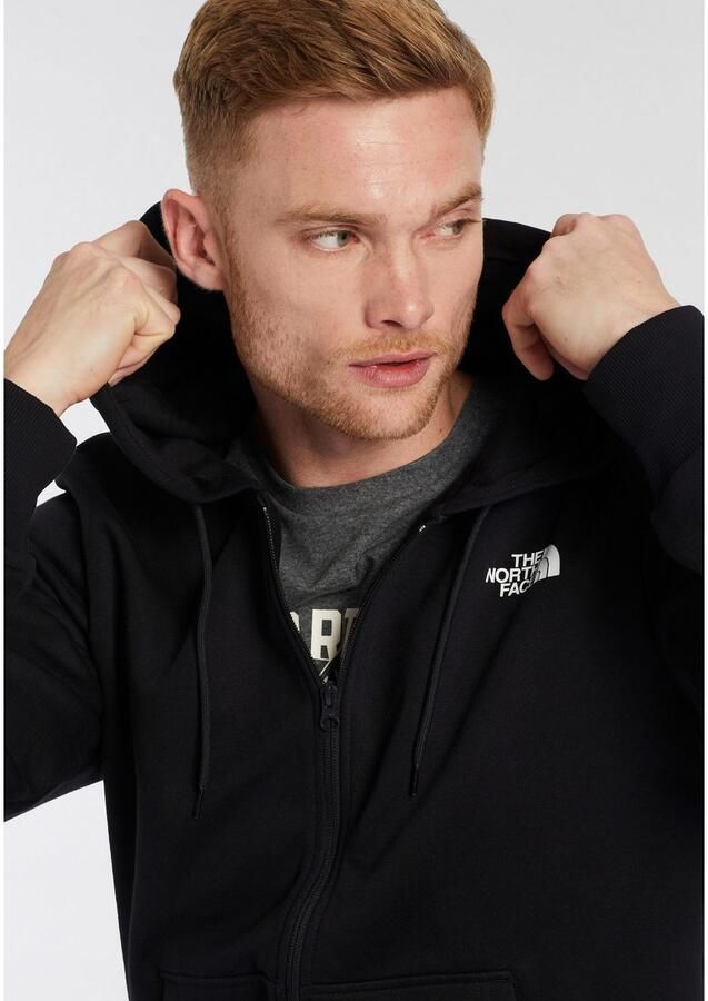 The North Face Eenvoudige Dome Volledige Rits Hoodie Black Heren - Foto 4