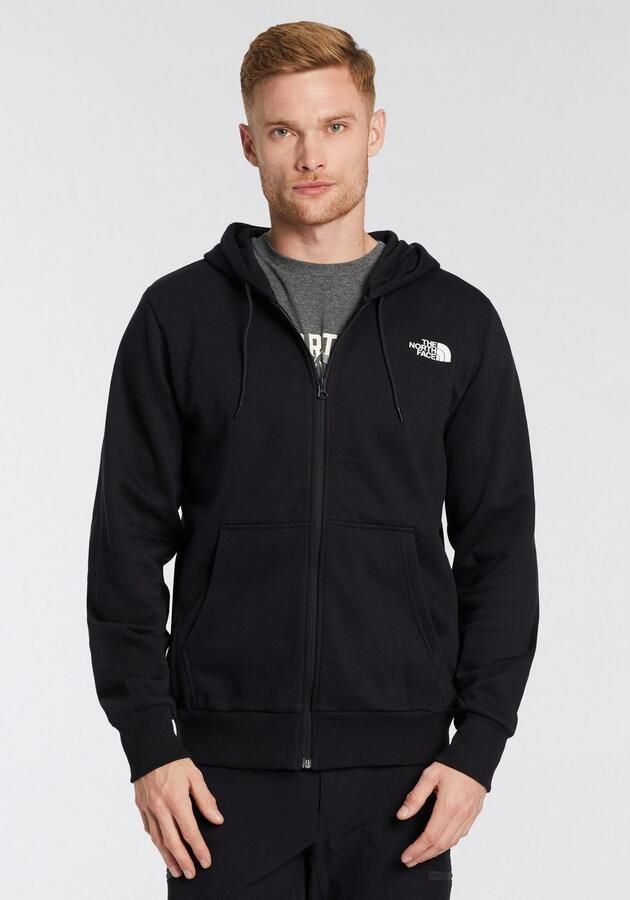 The North Face Eenvoudige Dome Volledige Rits Hoodie Black Heren - Foto 5