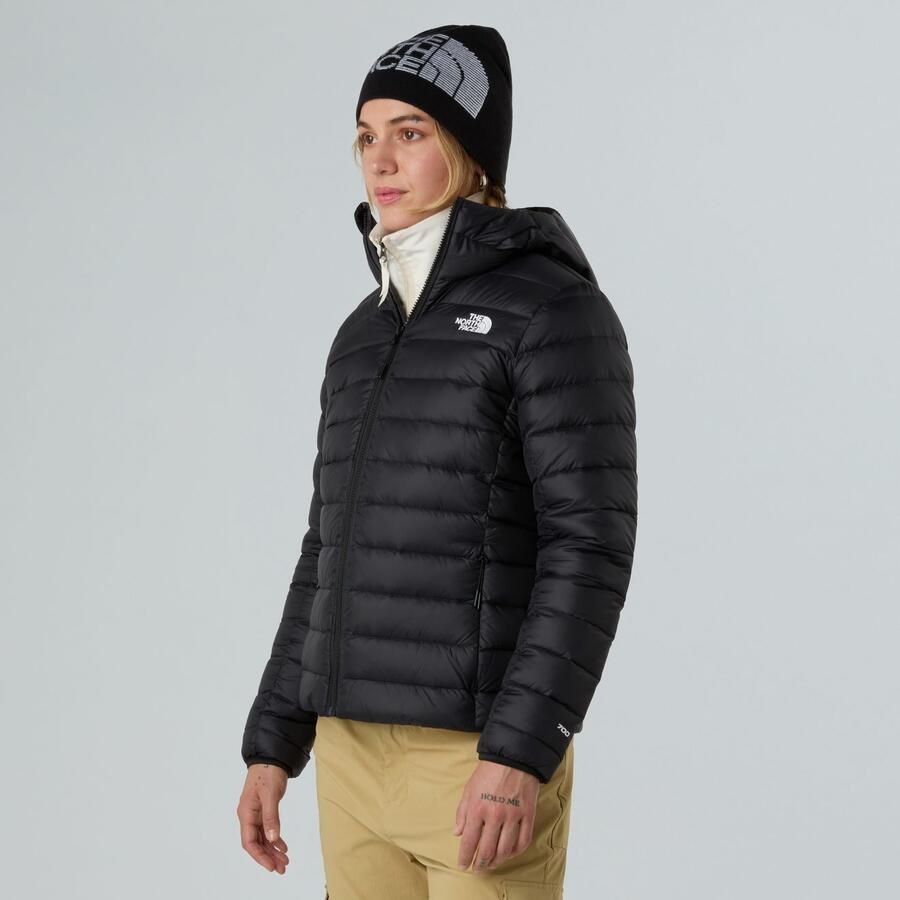 The North Face Donsjack W CLASSIC DOWN HOODED JACKET Donzen vulling zeer warm weerbestendig (1 stuk) - Foto 2