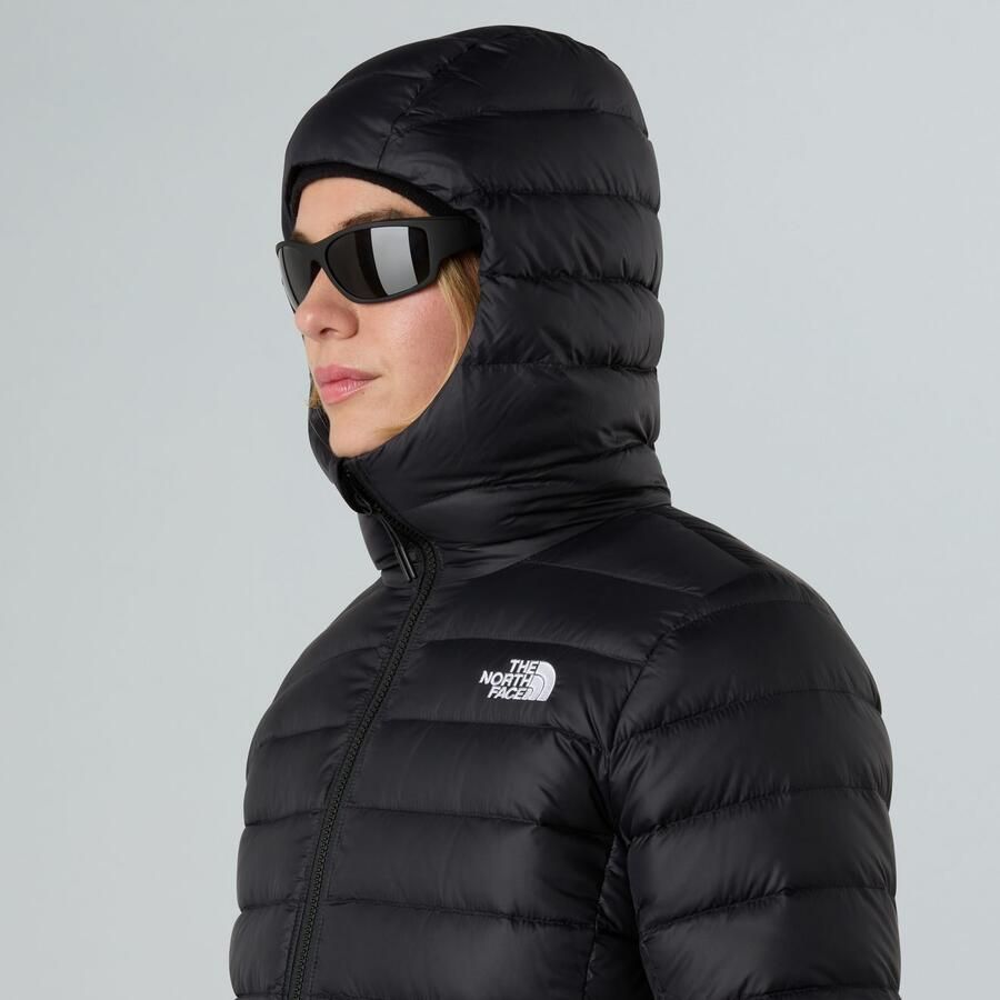 The North Face Donsjack W CLASSIC DOWN HOODED JACKET Donzen vulling zeer warm weerbestendig (1 stuk) - Foto 3
