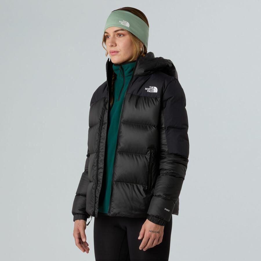 The North Face Donsjack W DIABLO DOWN 2.0 HOODED JACKET Donzen vulling zeer warm winddicht (1 stuk)