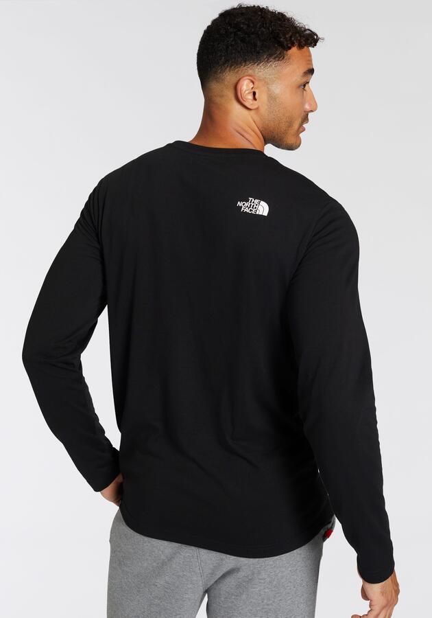 The North Face Simple Dome Long Sleeve T-Shirt Black- Heren Black - Foto 2