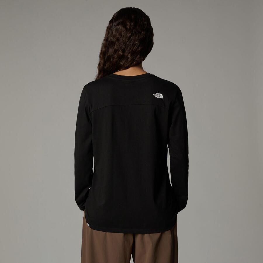 The North Face Shirt met lange mouwen Simple Dome langarmshirt voor dames - Foto 3