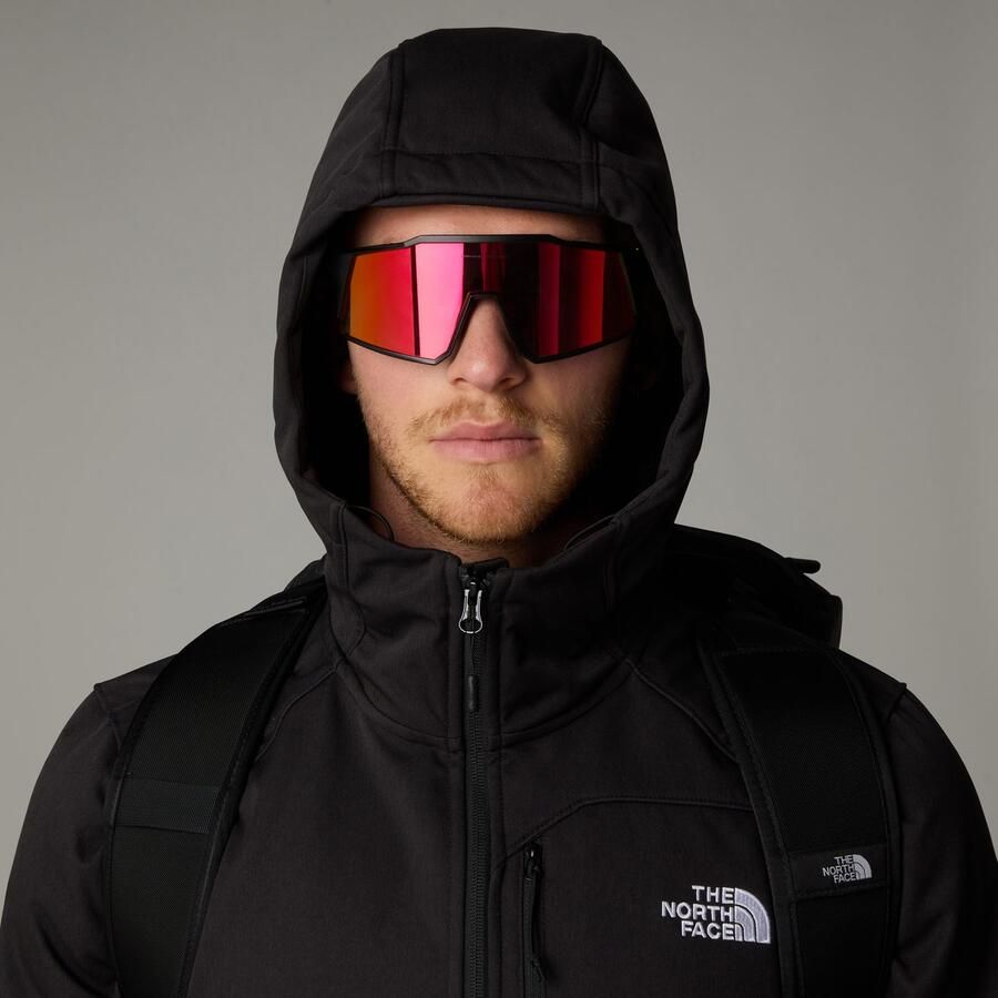 The North Face Heren Softshell Jas met Sherpa Voering Black Heren