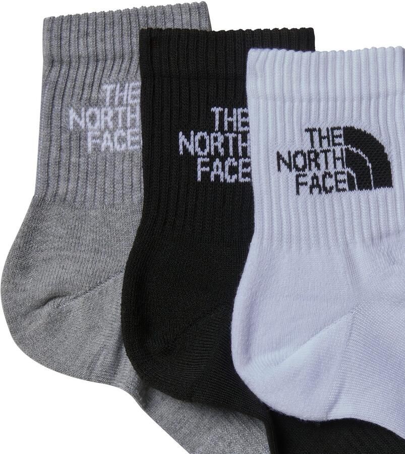 The North Face Sportsokken MULTI SPORT CUSH QUARTER SOCK 3P (set 3 paar)
