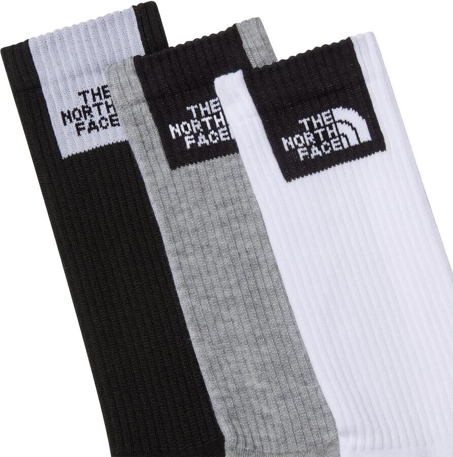 The North Face Sportsokken MULTI SPORT FINE BOX CUSH CREW SOCK 3P (3 paar)