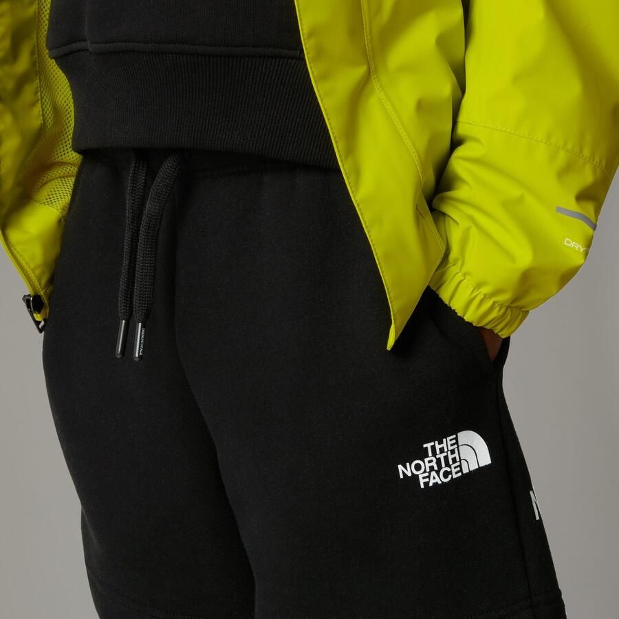 The North Face Sweatshort Regulier gesneden katoen shorts voor jongens (1-delig)