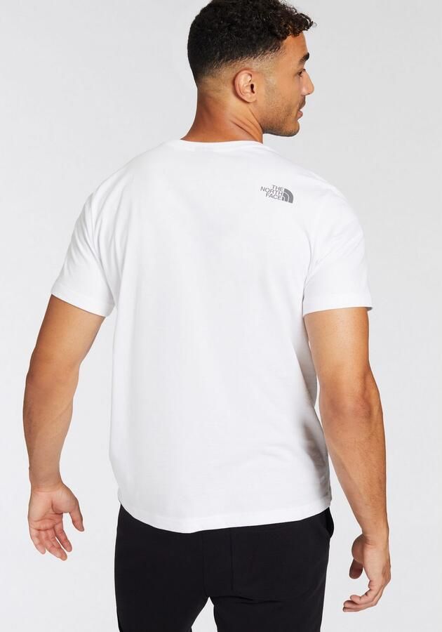 The North Face Gerecycled Katoen Logo T-Shirt Blancs White Heren - Foto 3
