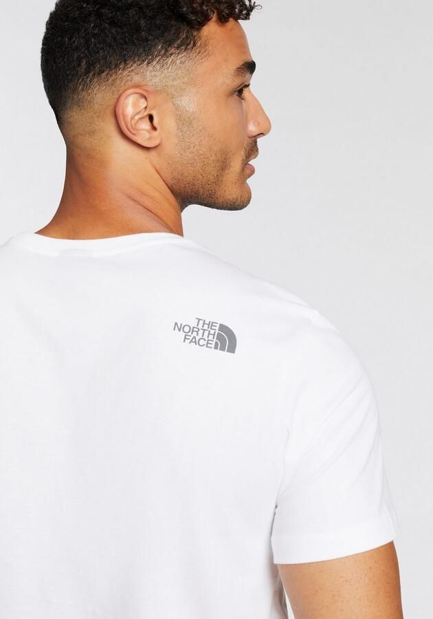 The North Face Gerecycled Katoen Logo T-Shirt Blancs White Heren - Foto 4
