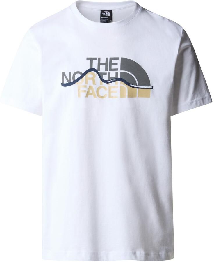 The North Face Gerecycled Katoen Logo T-Shirt Blancs White Heren
