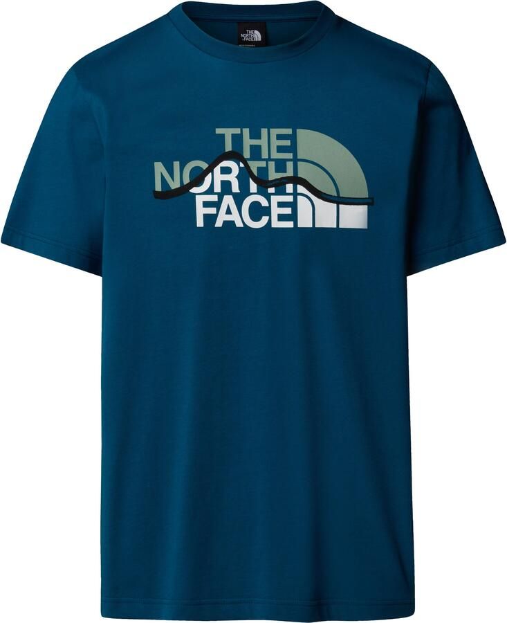 The North Face T-shirt M SS MOUNTAIN LINE TEE (1-delig)
