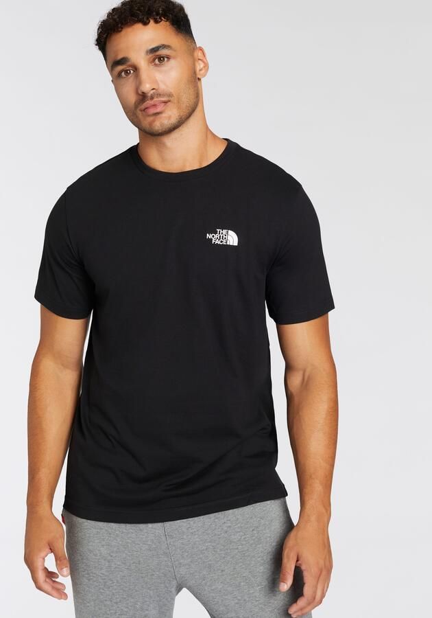 The North Face Eenvoudige Dome Logo Katoenen T-shirt Black Heren - Foto 4