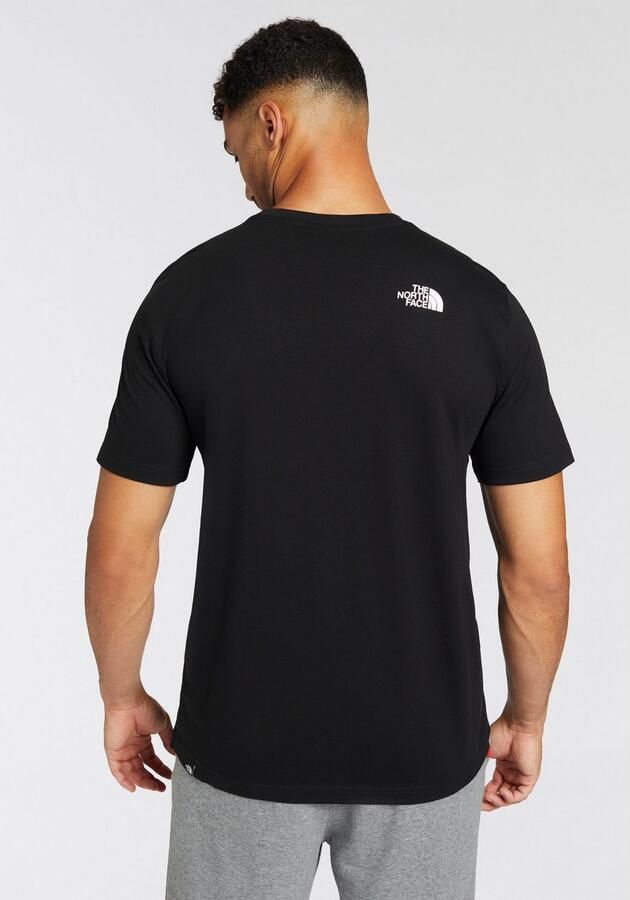 The North Face Eenvoudige Dome Logo Katoenen T-shirt Black Heren - Foto 3