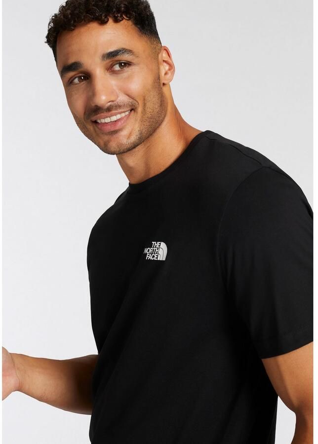 The North Face Eenvoudige Dome Logo Katoenen T-shirt Black Heren - Foto 2