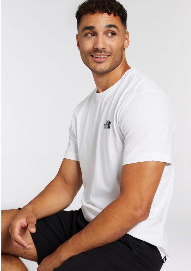 The North Face Simple Dome T-Shirt Heren White- Heren White - Foto 3