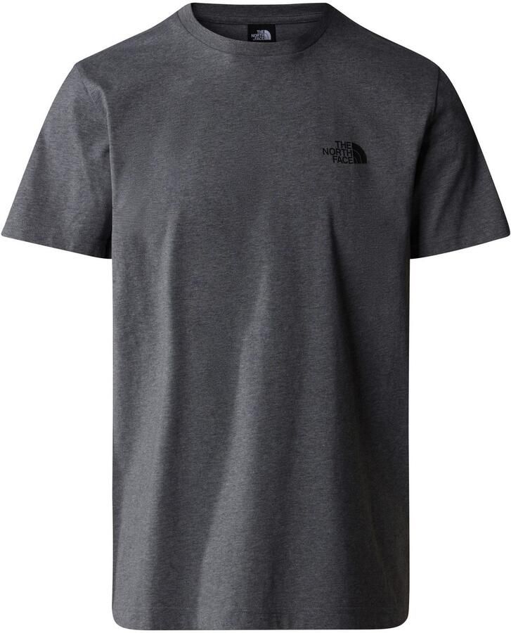 The North Face Simple Dome T-Shirt Heren Grey- Heren Grey