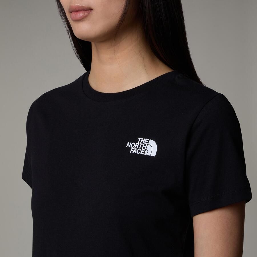 The North Face Never Stop Exploring Box Logo T-Shirt Black- Dames Black - Foto 2