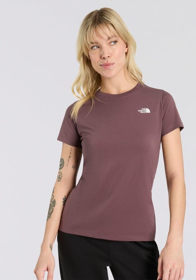 The North Face T-shirt W S S SIMPLE DOME SLIM TEE (1-delig) - Foto 4