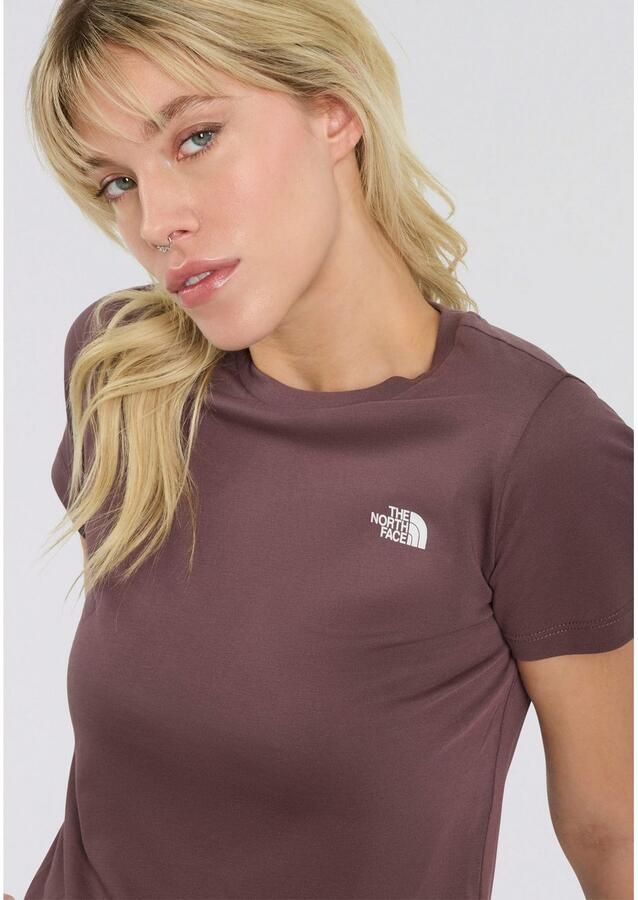 The North Face T-shirt W S S SIMPLE DOME SLIM TEE (1-delig) - Foto 2