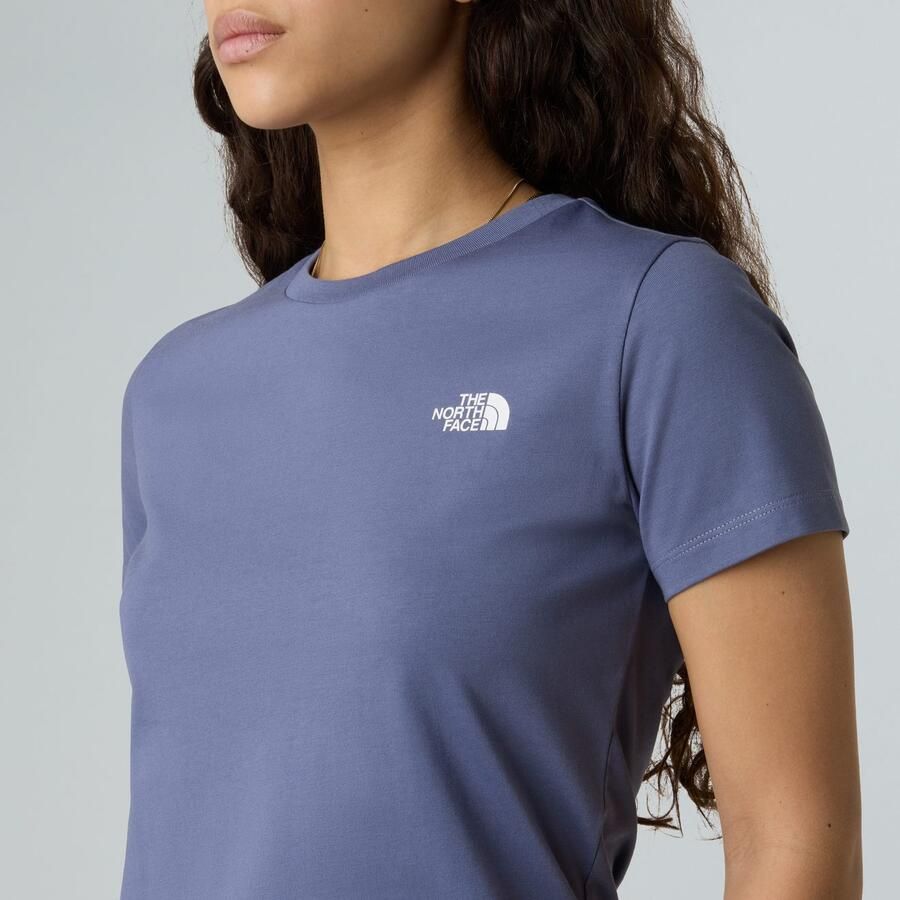The North Face T-shirt W S S SIMPLE DOME SLIM TEE (1-delig) - Foto 2