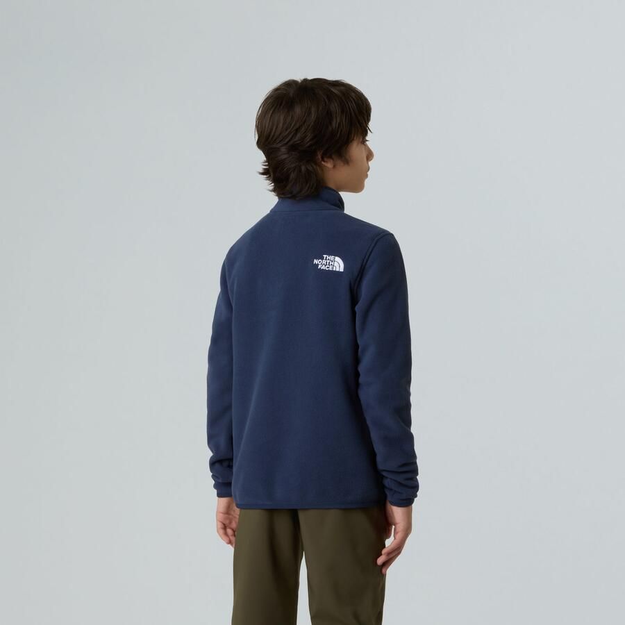 The North Face Glacier 1 2 Zip Fleece Junior Blauw