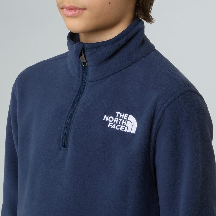 The North Face Glacier 1 2 Zip Fleece Junior Blauw - Foto 3