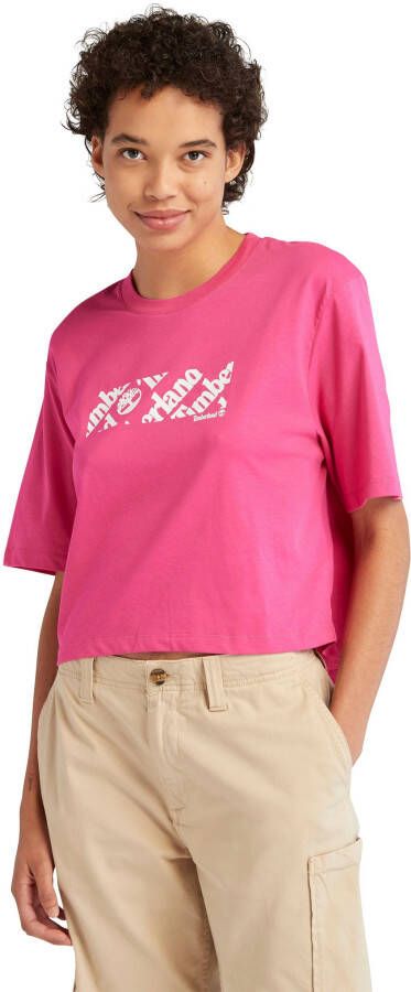 Timberland T-shirt LOGO PACK CROPPED TEE