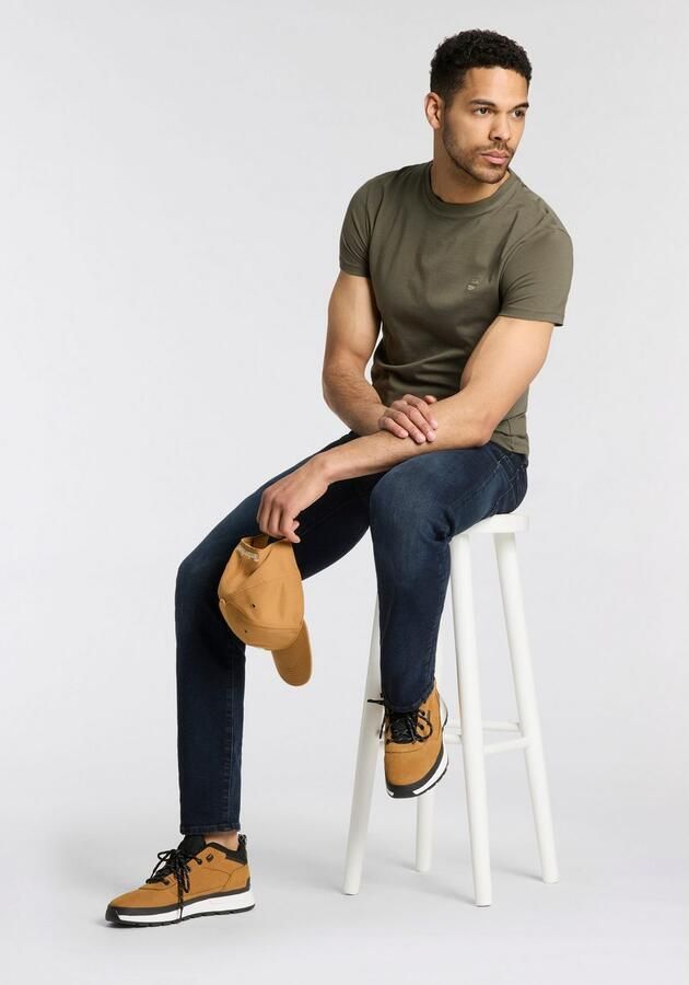 Timberland T-shirt Korte Mouw Dun River slim T-shirt met ronde hals - Foto 4