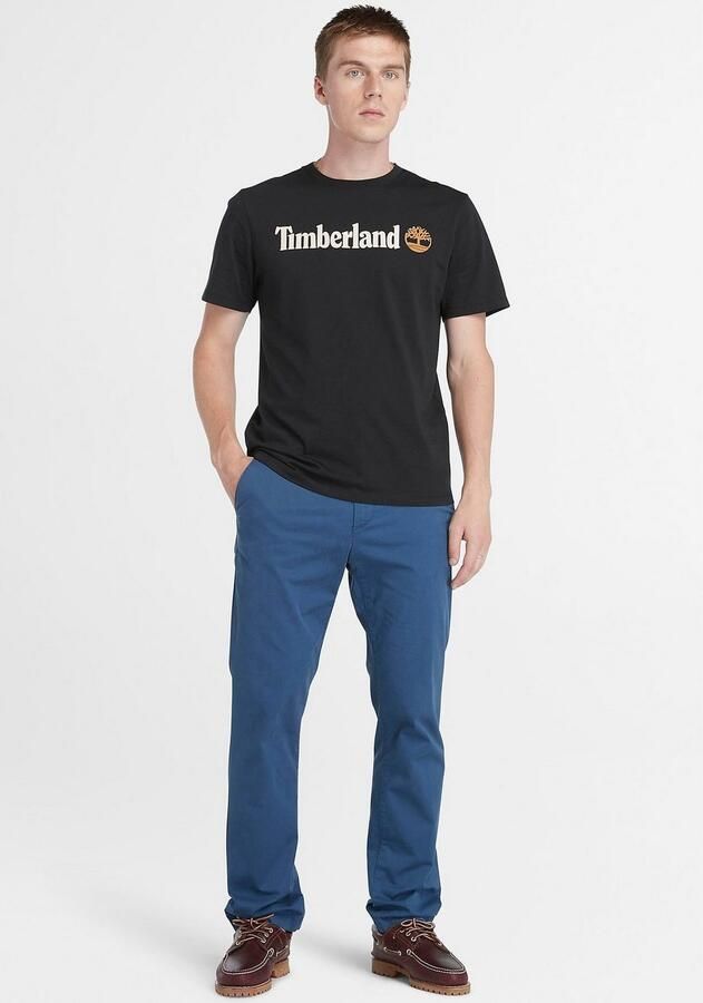 Timberland T-shirt Korte Mouw Linear Logo Short Sleeve Tee - Foto 3