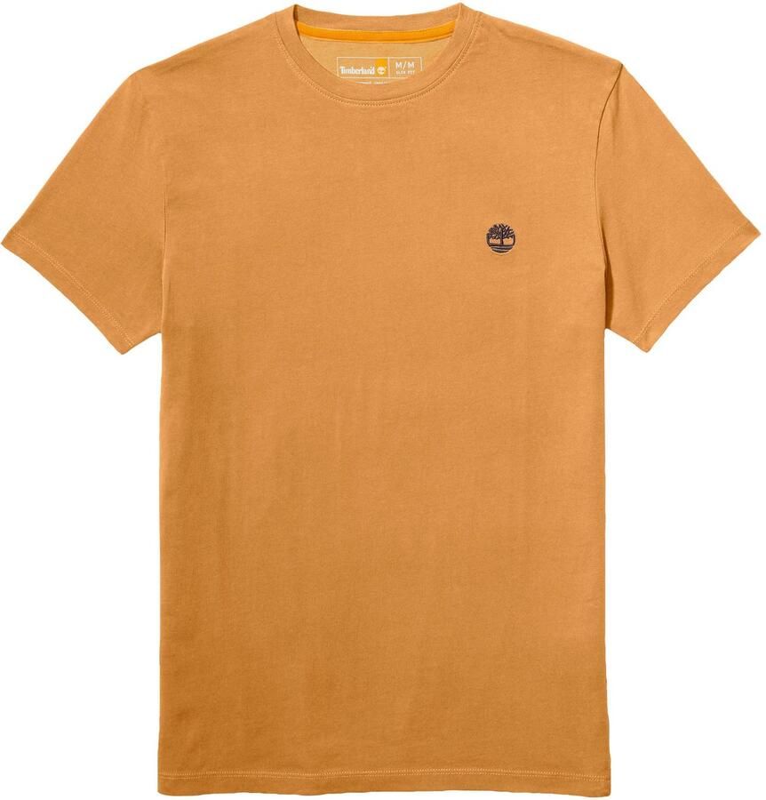 Timberland Heren T-shirt Dun-River Crew Beige Heren