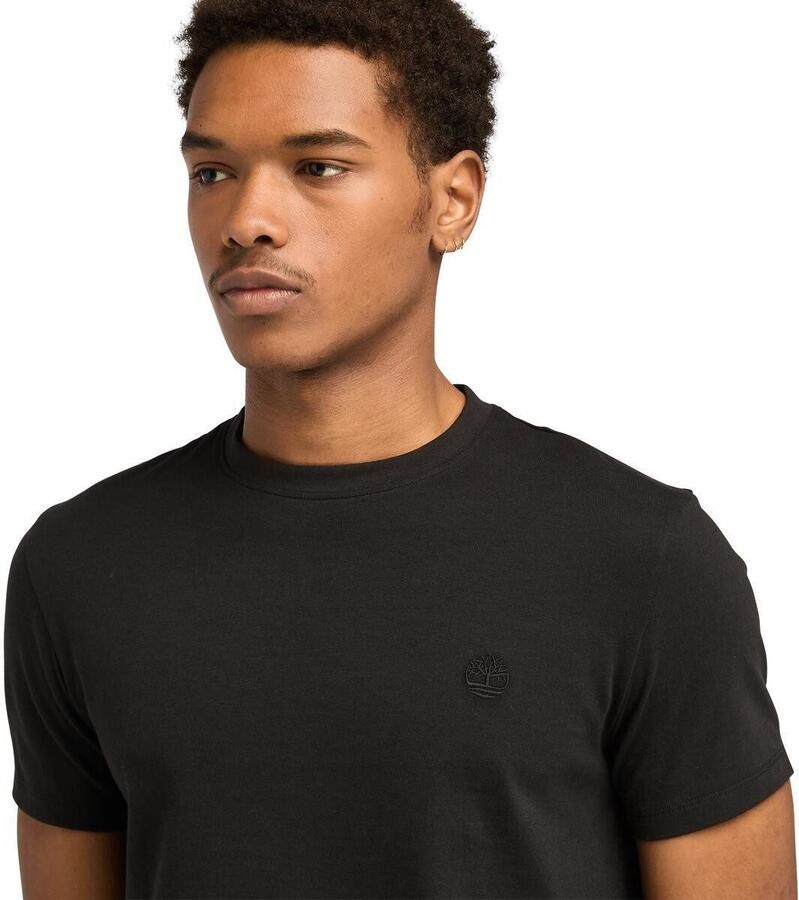 Timberland T-shirt Korte Mouw Slim Fit T-shirt met geborduurd logo
