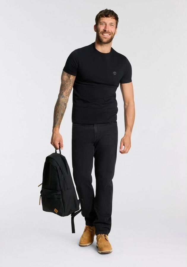 Timberland T-shirt Korte Mouw Slim Fit T-shirt met geborduurd logo - Foto 3