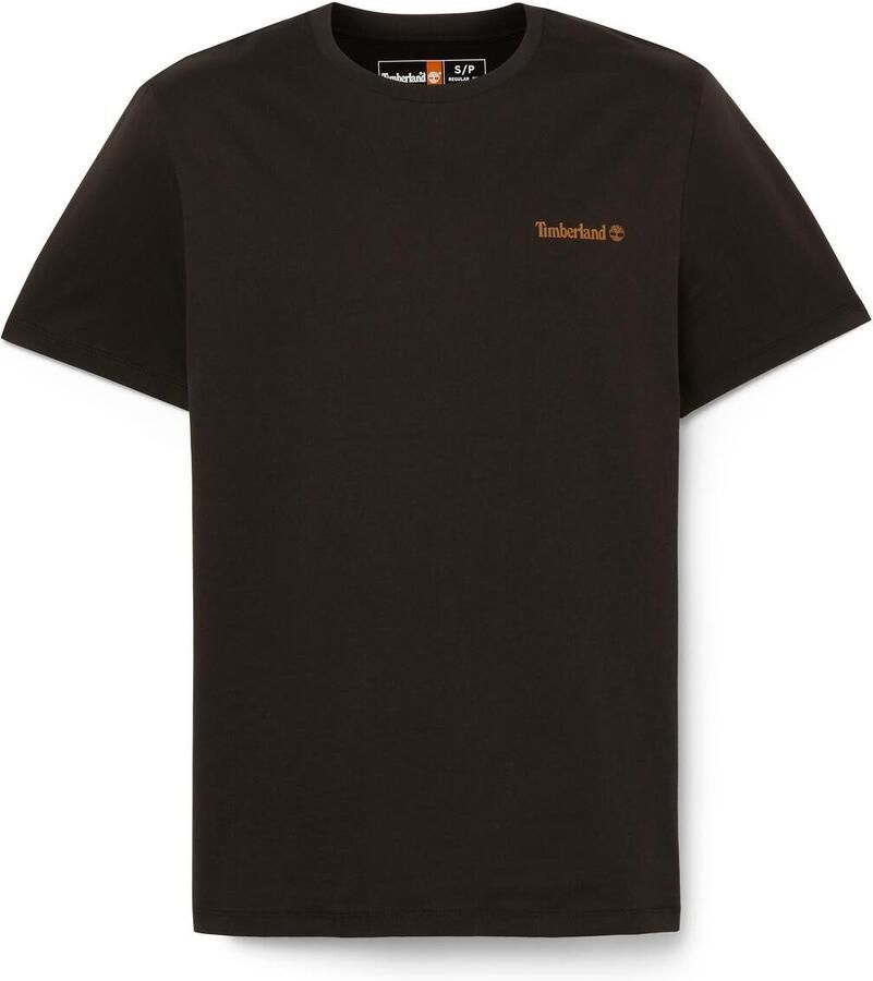 Timberland T-shirt Small Linear Logo Print Tee