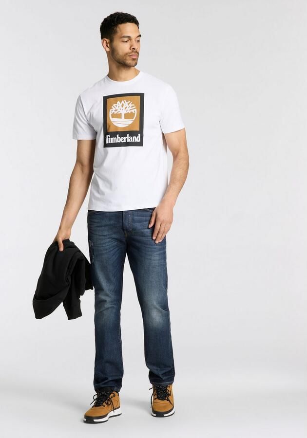 Timberland T-shirt STACK LOGO Colored Short Sleeve Tee (1-delig) - Foto 3