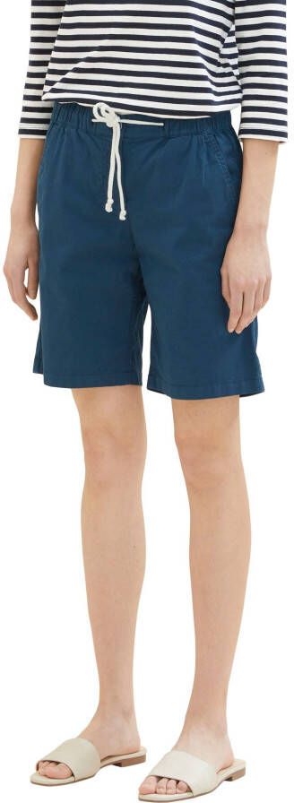 Tom Tailor Chino Shorts voor Mannen Blue Dames