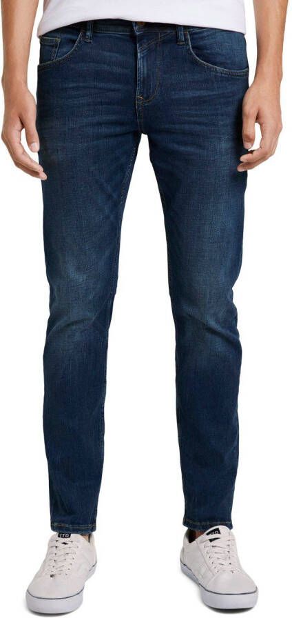 Tom Tailor Denim 5-pocketsjeans PIERS met geruit patroon