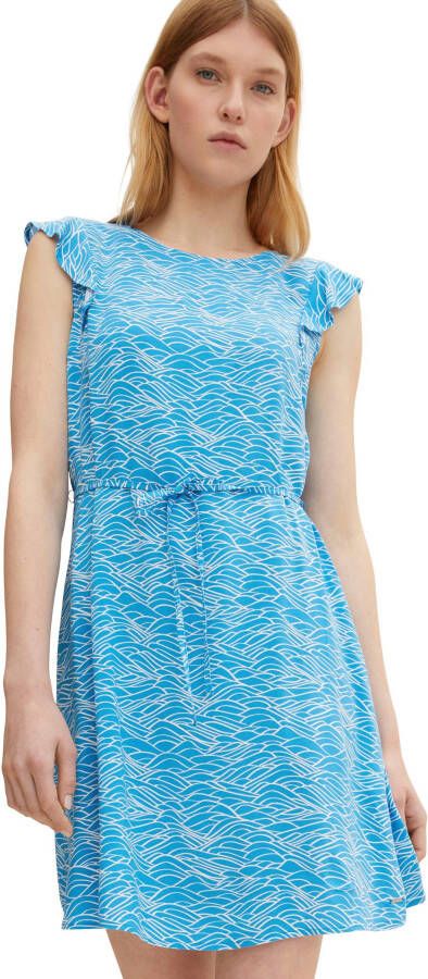 Tom Tailor Denim Mini-jurk met volants